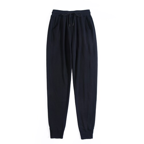 女大童卫裤春秋外穿纯棉薄款运动中大童休闲秋冬女童黑色加绒裤子 - 图3