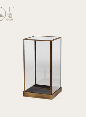 玻璃罩软装饰品十境客厅新中式