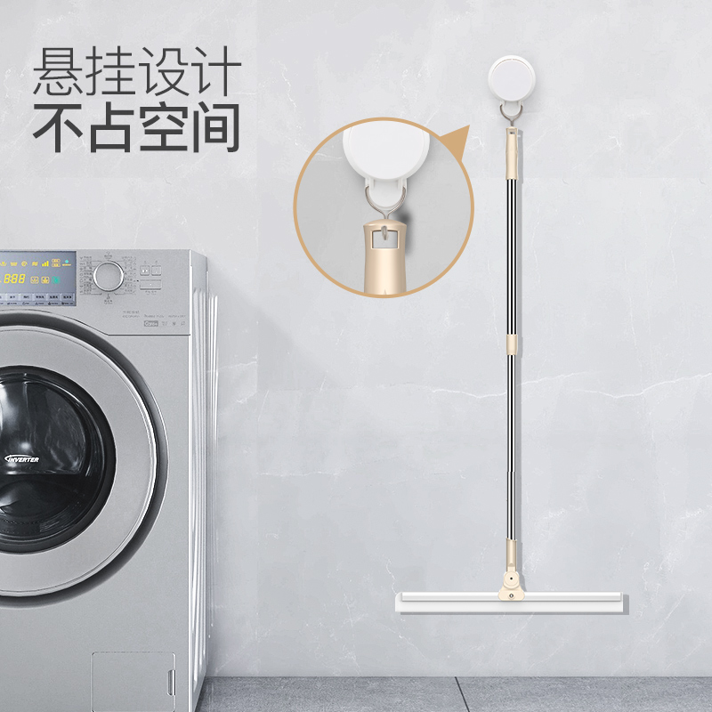 益伟家居旗舰店魔术扫把扫地头发神器地刮地板清理家用拖把扫帚卫生间浴室刮水器3