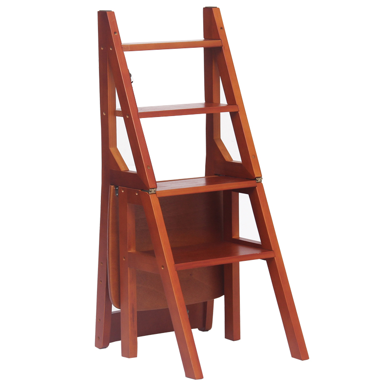 实木楼梯椅家用梯子椅子折叠两用梯凳便捷室内登高踏板楼梯多功能