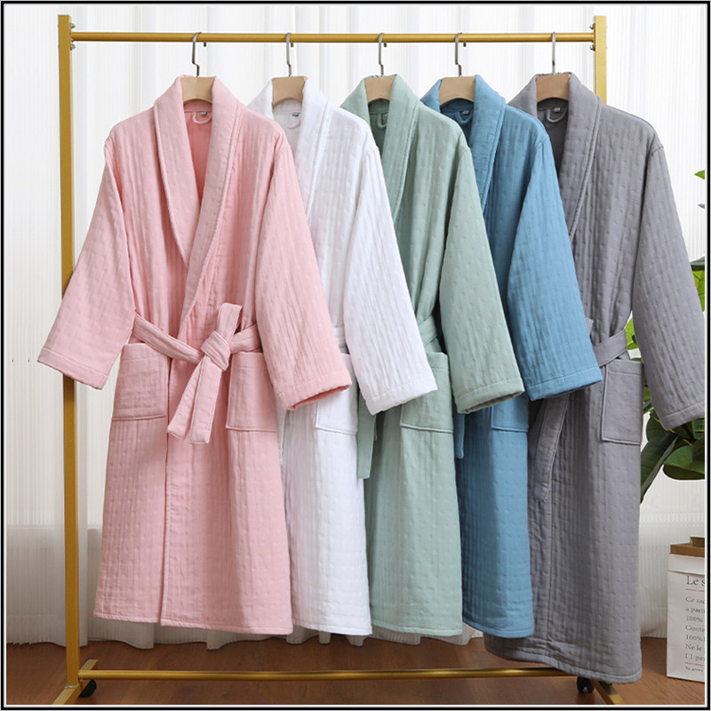 星级酒店纯棉浴袍六层纱布吸水速干浴衣成人情侣款休闲家居服睡袍,淘宝优惠券,粉丝福利购,淘宝优惠卷