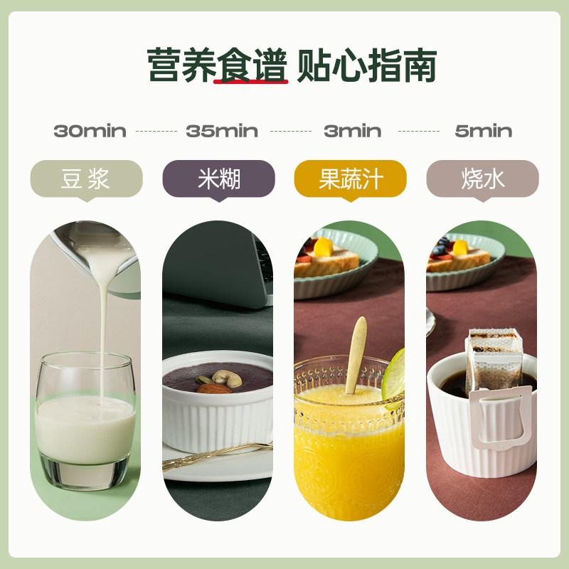 红果家用小型免滤免煮全自动豆浆机 红果豆浆机