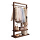 Hanging hanger solid wood landing bedroom bedroom coat rack living room simple modern new Chinese homestay hanger can move