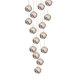Starry smart light luxury loft apartment stair light