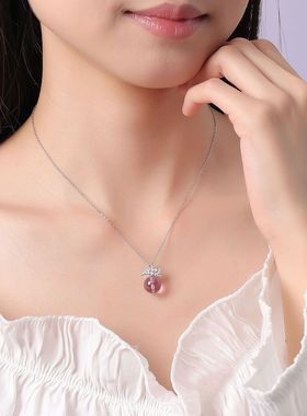 [天然紫水晶|纯银]高级感项链