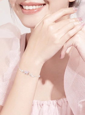 蝴蝶手链女生S925纯银轻奢小众精致2026年新款手饰生日礼物送女友