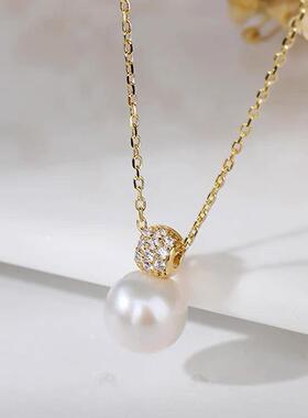 【小扬哥推荐】S925纯锁骨链施家珍珠吊坠小众简约高级感项链小红