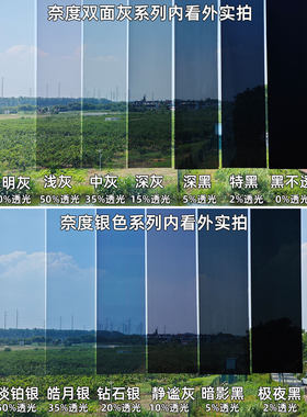 日系全遮光防窥玻璃膜
