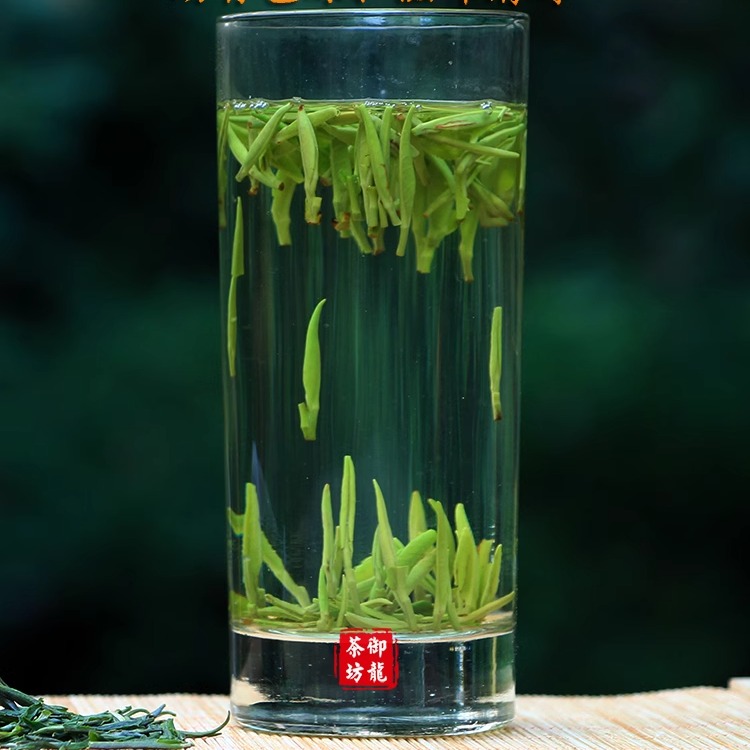 绿茶2024新茶清茶开化龙顶特级雨前雀舌茶叶清香春茶嫩芽250g袋装 - 图1