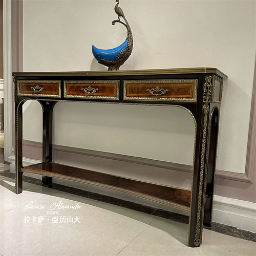 Европейский верант -верант Тайши с твердым деревом корпус Александр шкаф шкаф шкафа шкафа декоративный шкаф