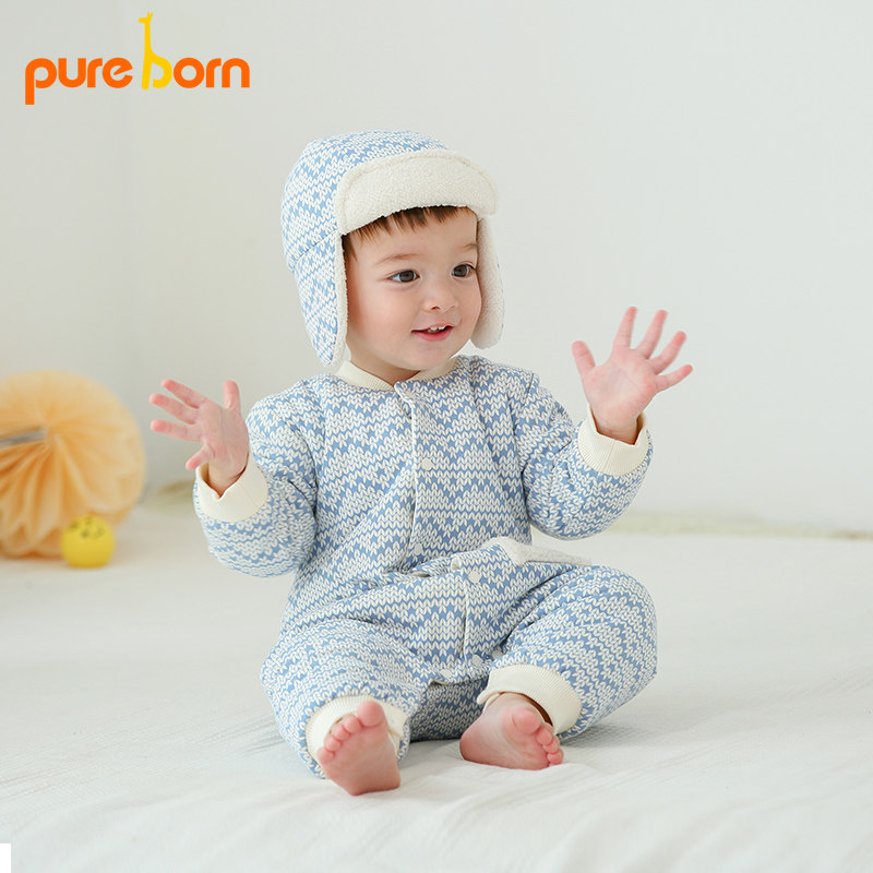 pureborn新生 pureborn博睿恩连身衣/爬服/哈衣