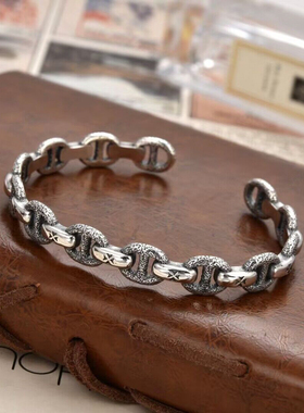 霸气狮子六字真言貔貅手镯