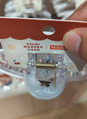 【MINISO】名创优品樱桃小丸子-复古系列爪夹甜美清新波点夹卡通