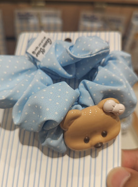 【MINISO】名创优品GWEN BEAR奶油系列小熊头扎百搭款可爱款发饰
