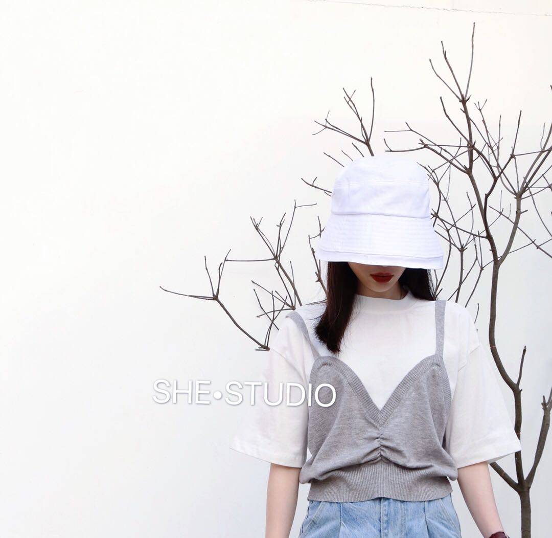 2020春夏新款韩版女装s&she t恤 SASA喵喵T恤