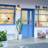 Milk Tea Shop Dessert Bakery Solid Wood Doors and Windows Pure Solid Wood Interior Doors Flat Doors Shop French Double Doors