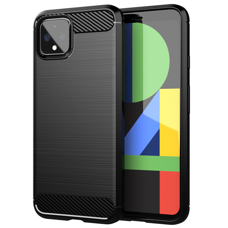 适用谷歌pixel4全包边手机TPU软壳Google谷歌Pixel4XL电话磨砂防摔拉丝保护套 - 图3