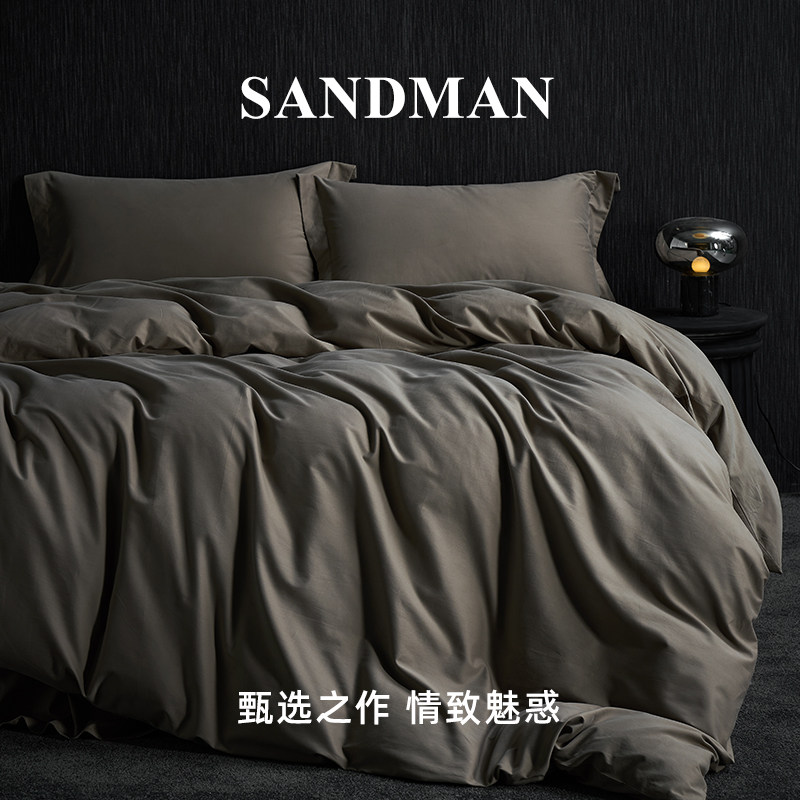 SANDMAN烟火磨毛四件套长绒棉轻奢高级100全棉纯棉床单床品三件套,淘宝优惠券,粉丝福利购,淘宝优惠卷