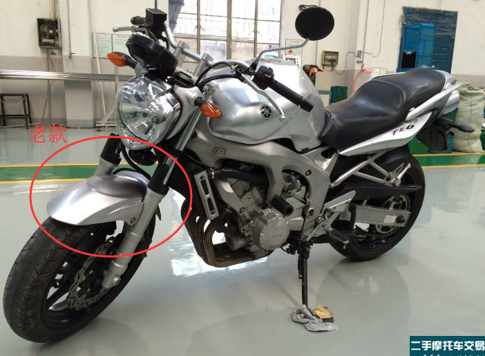 适用雅马哈FZ600 FZ6S FZ6N 04-11年前挡泥板挡沙板挡泥瓦 ABC-图2