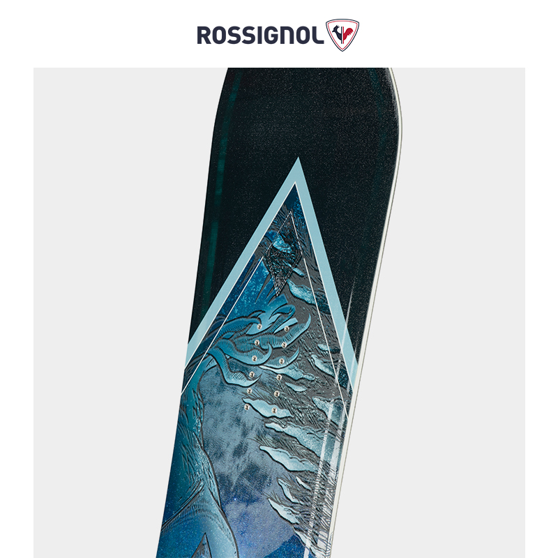 ROSSIGNOL24新品金鸡女款单板滑雪板freestyle双向板DIVA雪板装备 - 图1