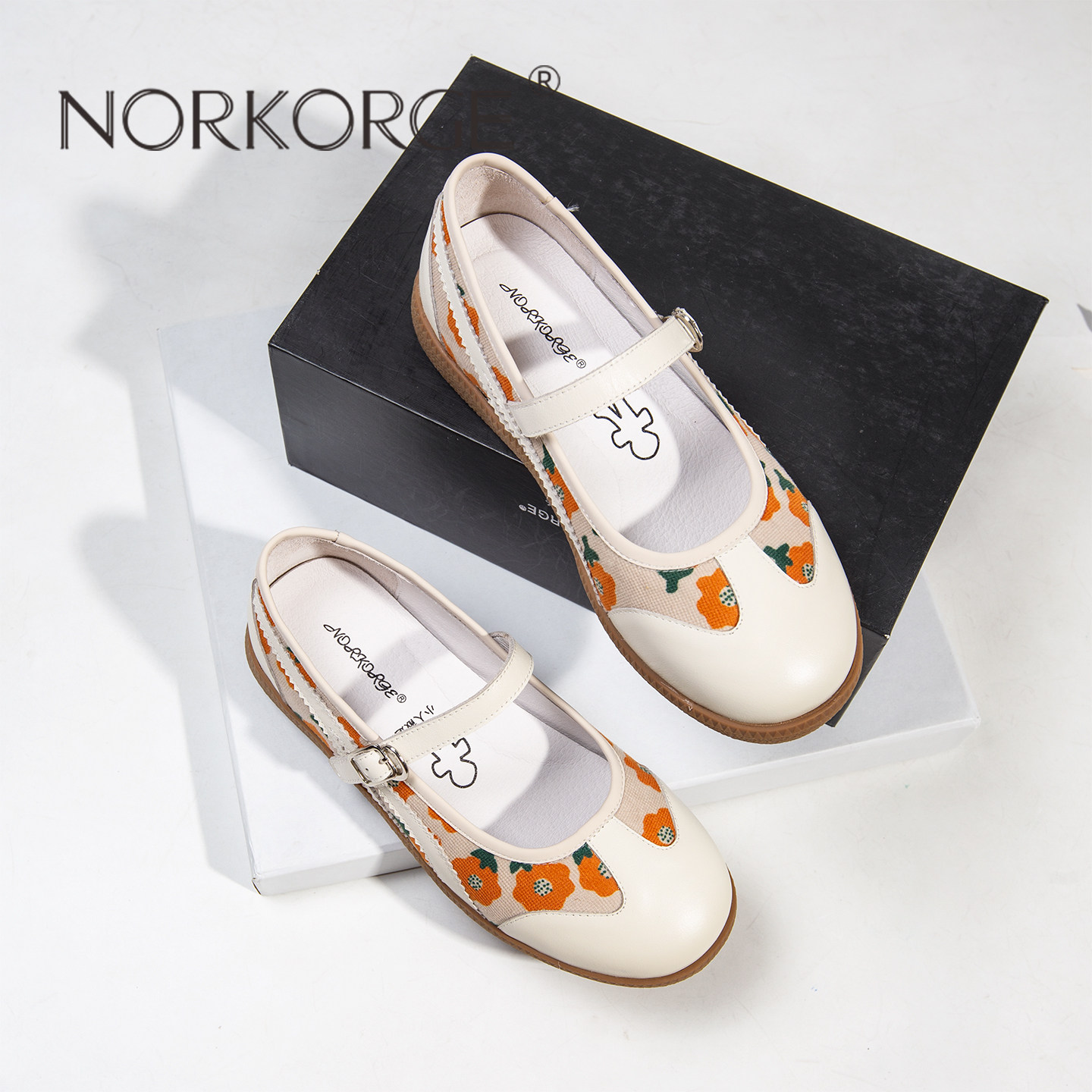 原创新款复古包容俏皮圆头德训软底玛丽珍粗跟单鞋乐福鞋平底鞋女,淘宝优惠券,粉丝福利购,淘宝优惠卷