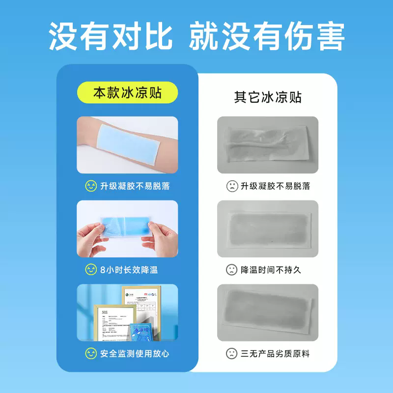 冰凉贴夏天防暑降温神器清凉贴学生军训夏季手机退热散热贴冰敷贴_渠道供应链企业店_居家日用-第4张图片-提都小院