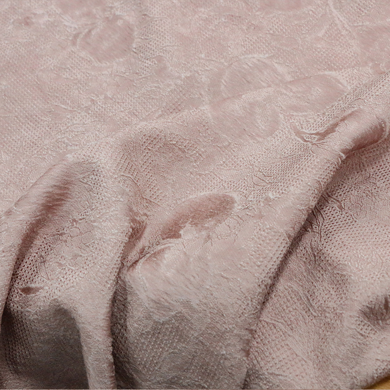 做旧文艺风丝粘羊毛混纺提花绸脏染制作真丝面料小众设计服装面料,淘宝优惠券,粉丝福利购,淘宝优惠卷