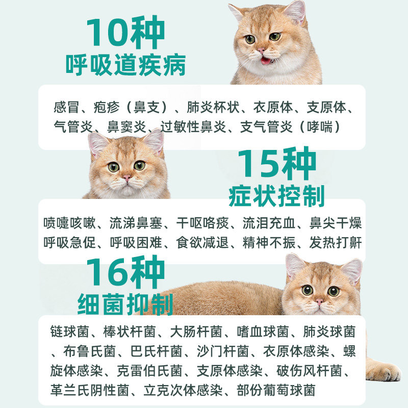 盐酸多西环素片鼻支治疗感冒药呼吸道打喷嚏流鼻涕速诺消炎片猫咪