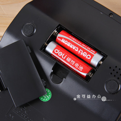得力计算器语音计算机财务用大按键大屏幕办公会计用品大号计算机器女多功能函数计算器双电源学生用考试大学 - 图2