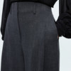 Langzi high-end versatile wide-leg suit pants for women commuting OL suit pants high waist 2025 winter new style