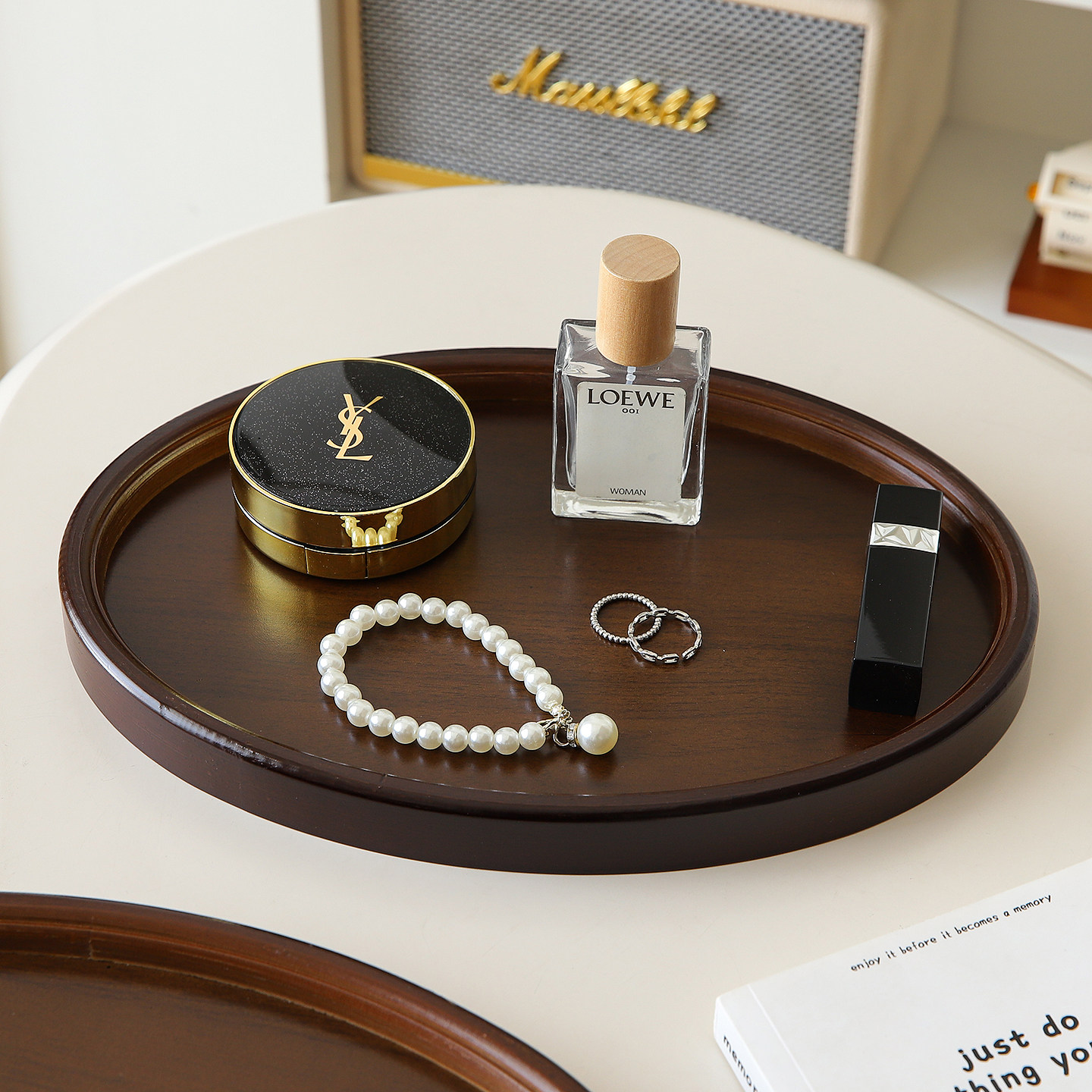 法式复古香薰香水中古托盘轻奢高档玄关首饰品收纳展示盘拍摄道具,淘宝优惠券,粉丝福利购,淘宝优惠卷