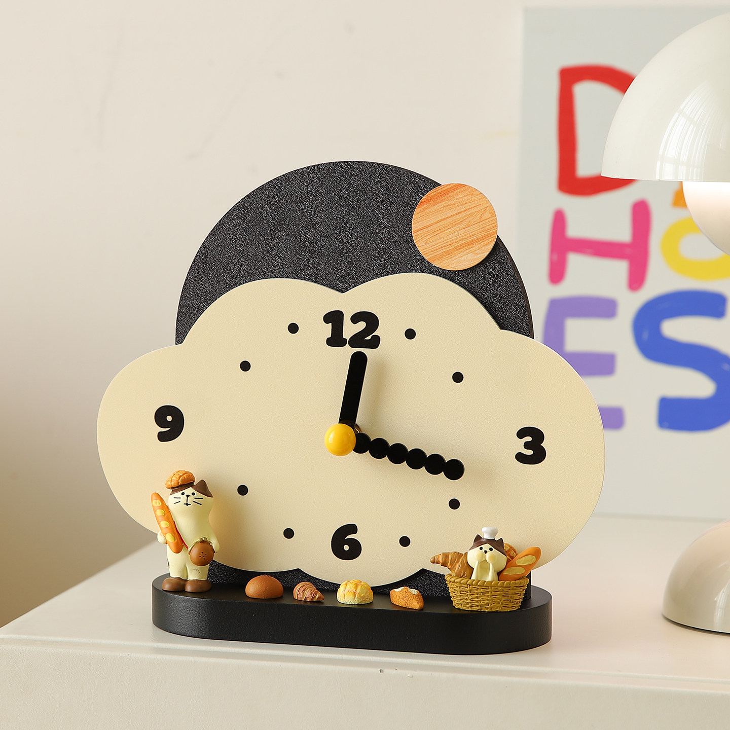 法式中古风创意桌面时钟表摆台式座钟客厅2025新款摆件小众高级感,淘宝优惠券,粉丝福利购,淘宝优惠卷