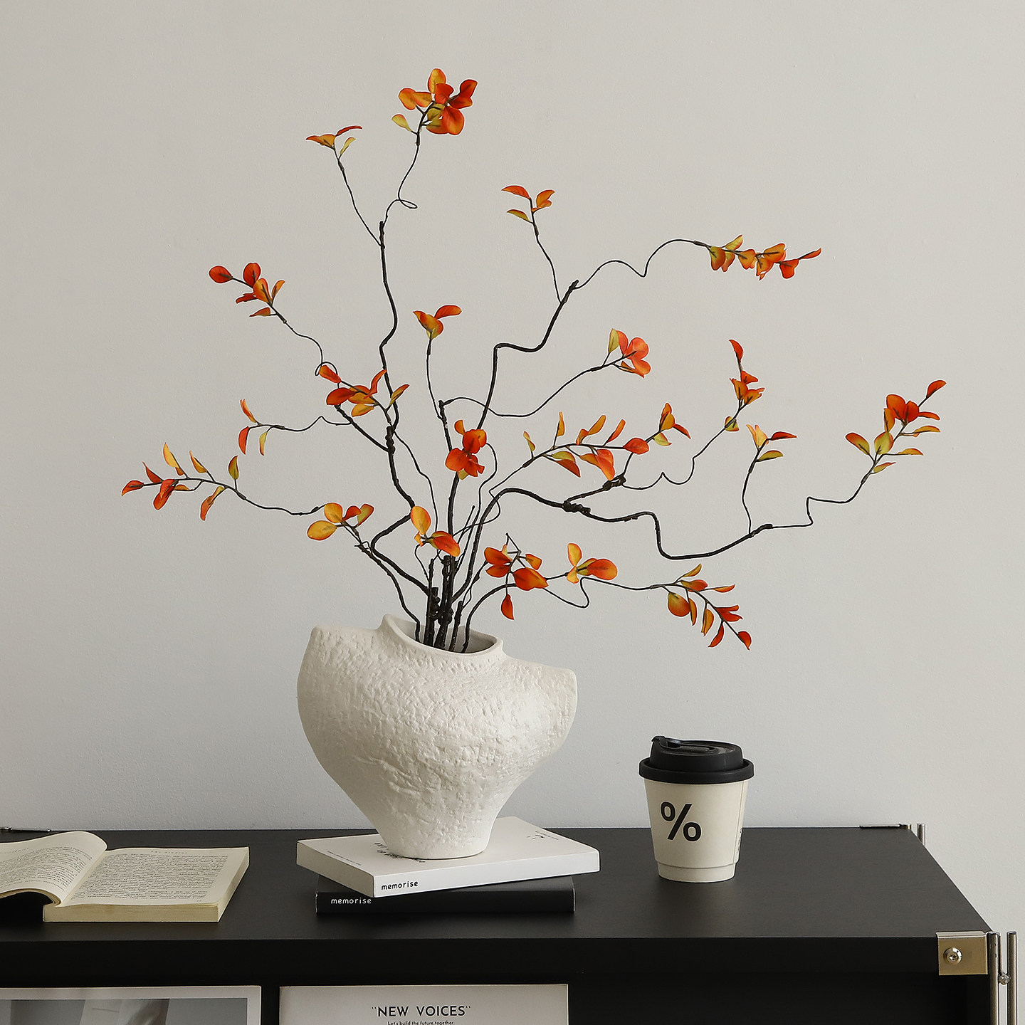 宋代美学花瓶摆件客厅插花干花树枝家居电视柜餐桌装饰高级感小众,淘宝优惠券,粉丝福利购,淘宝优惠卷