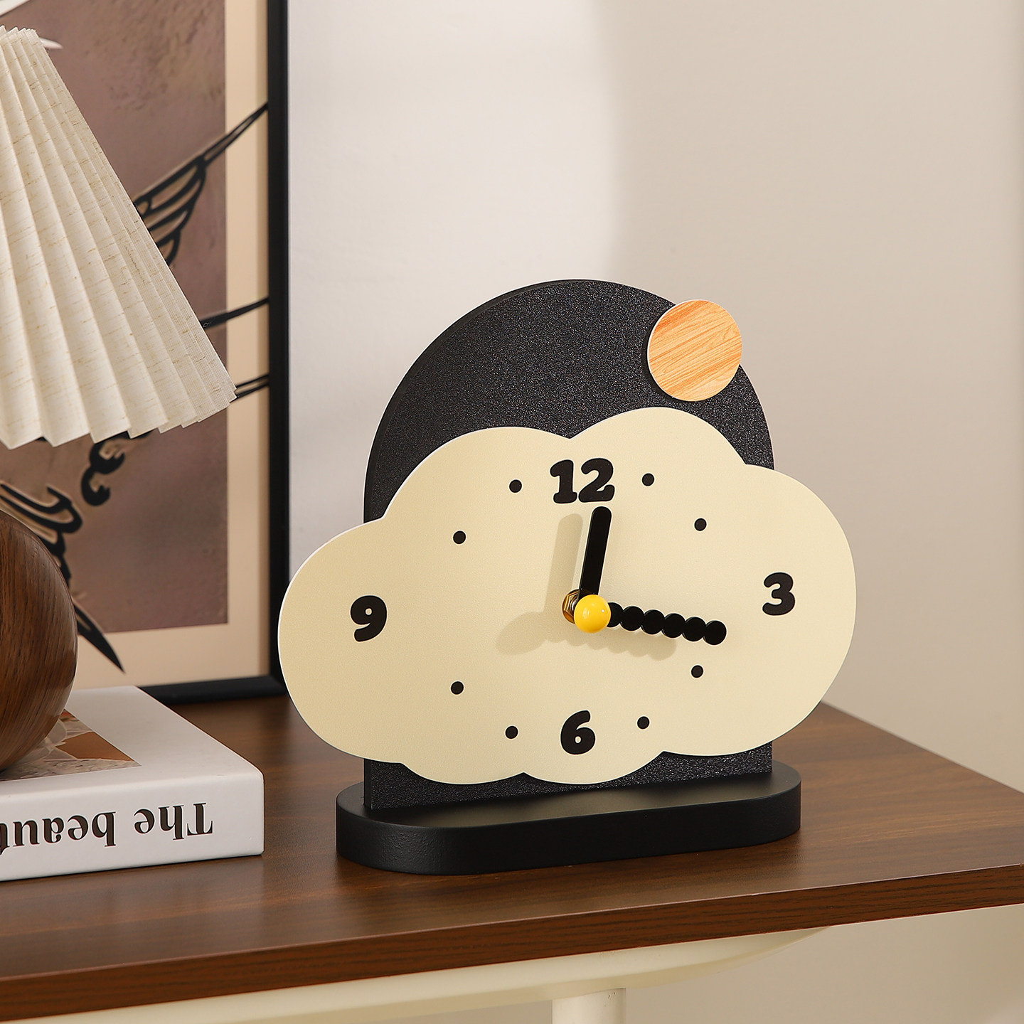 法式中古风创意桌面时钟表摆台式座钟客厅2025新款摆件小众高级感,淘宝优惠券,粉丝福利购,淘宝优惠卷