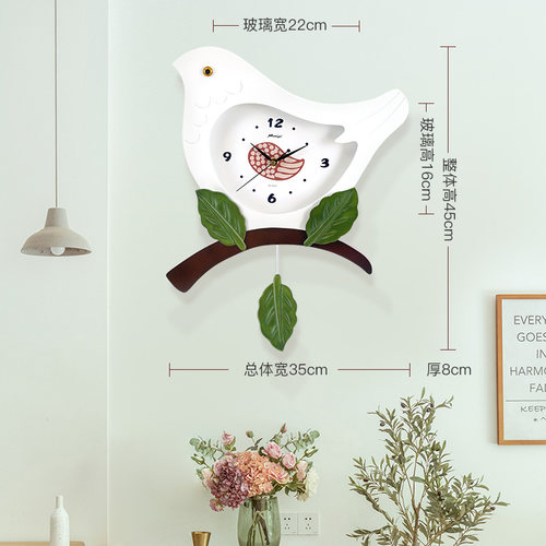 挂钟客厅个性创意钟表时尚简约现代时钟静音艺术儿童房装饰卧室 - 图0