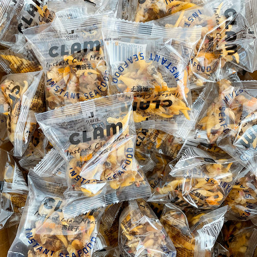 开袋即食丹东黄蚬子干去内脏无沙蚬子花蛤肉蛤蜊干海鲜零食小包装 - 图1
