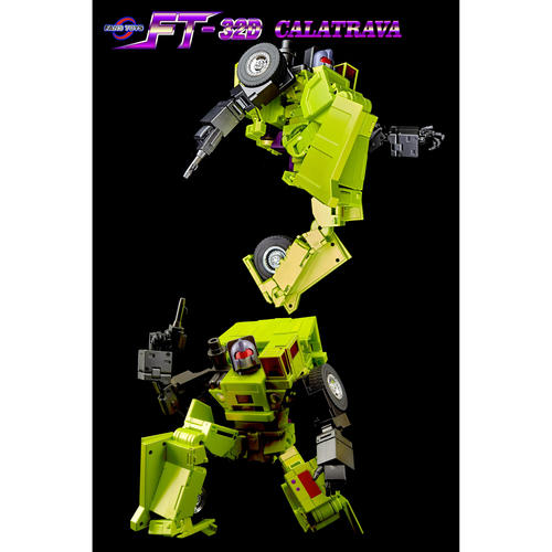 Fanstoys FT-32D FT32D 翻斗车拖斗工程车夯大力合体变形玩具现货 - 图3