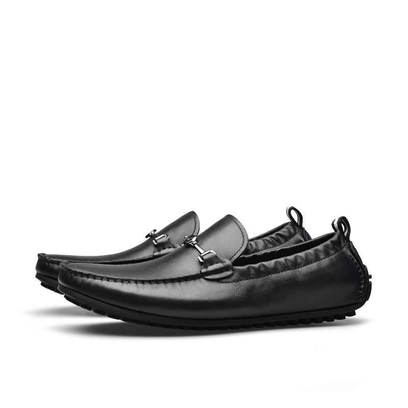 宾度男鞋春秋季男士商务休闲皮鞋男豆豆鞋真皮软皮一脚蹬驾车鞋子,淘宝优惠券,粉丝福利购,淘宝优惠卷