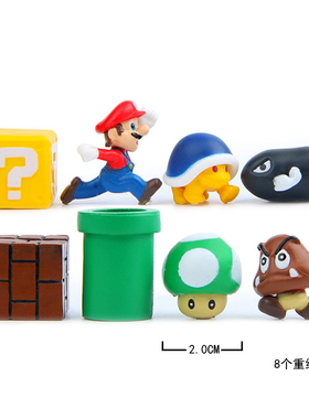 3d冰箱磁铁经典mario超级马里奥
