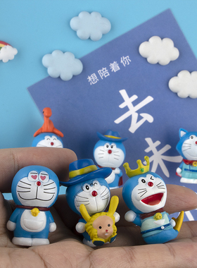 公仔手办冰箱贴卡机器猫