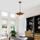 French retro personalized all-copper dining room and bedroom chandelier