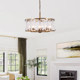 American style personalized retro all-copper bedroom dining room chandelier
