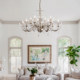 French style personalized art retro living room crystal chandelier