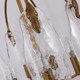 French retro all-copper personalized restaurant glass chandelier