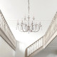 Decorating Xiaochu French villa staircase double-layer crystal lamp