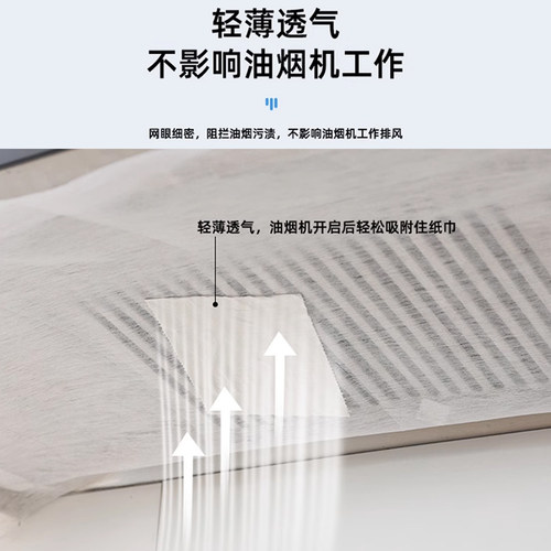 10米长日式厨房防油烟贴纸家用油烟机吸油纸过滤网防油污罩防油膜 - 图2