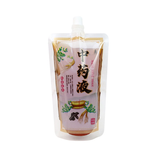 中药袋装密封袋中药液体包装袋一次性大口径吸嘴袋分装透明保鲜袋 - 图3