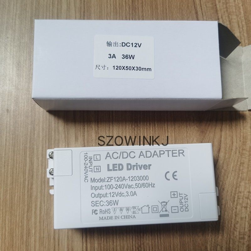 橱柜 DC12V 6W筒灯led驱动电源恒压外置塑料壳 12W低压灯带酒柜1A,淘宝优惠券,粉丝福利购,淘宝优惠卷