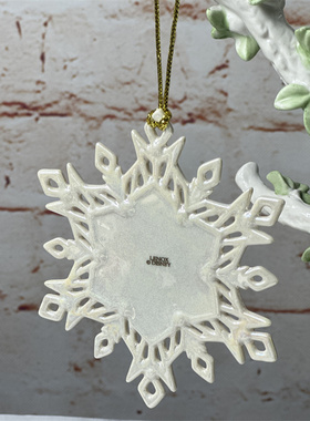 品牌描金雪花迪士尼挂件