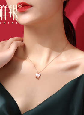 2022年锁项链梦祥纯银女